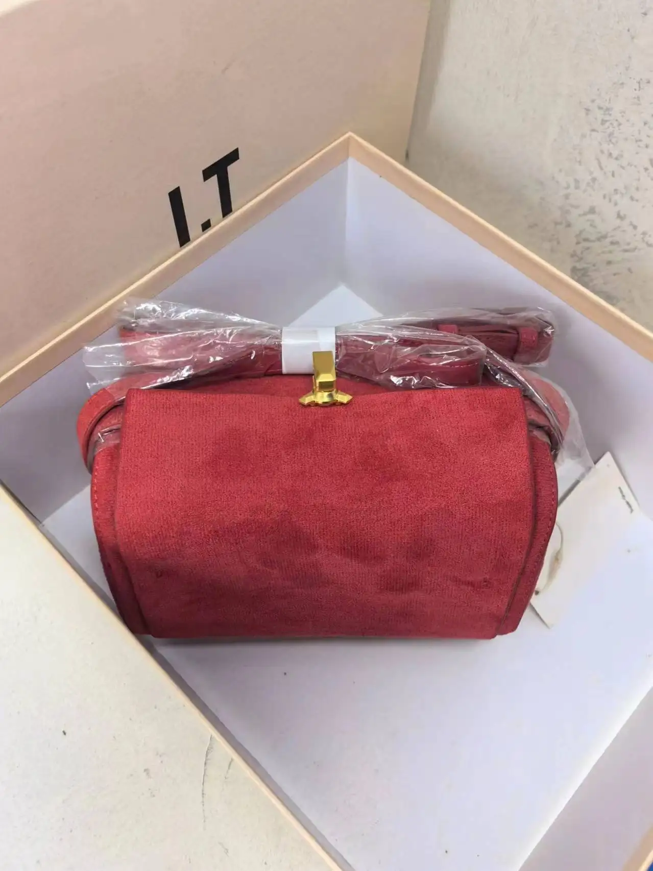 Handbag Women And Little Cute Red Ladies Wallet Party Luxury Shoulder Travel Bag Vintage Design Clutch Crossbody Fashion New