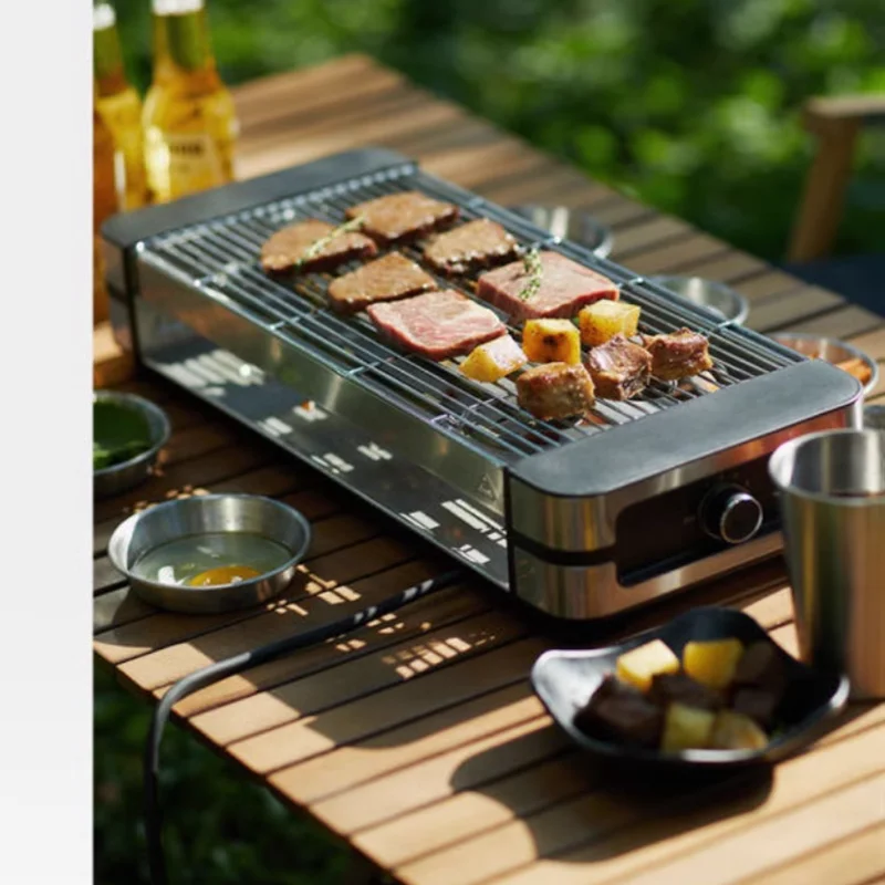 Electric Grill Household Indoor Barbecue Smokeless Grill Kebab Grill Griddle электро гриль для кухни Cbistecchiera Elettrica