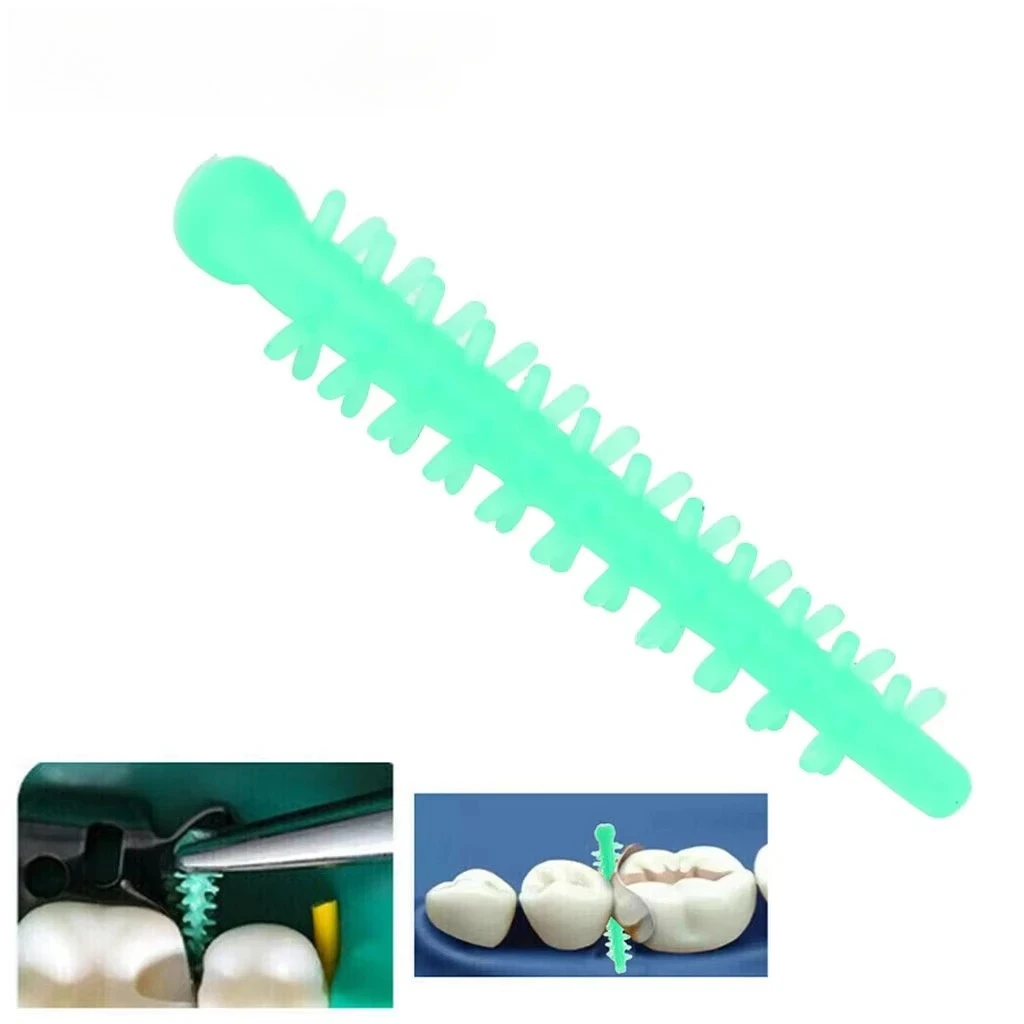 5×40 Pcs/box Dental Adaptive Teeth Interdental Gap Wedges Disposable Medical Matrice Matrix Elastic Wedge Autoclavable