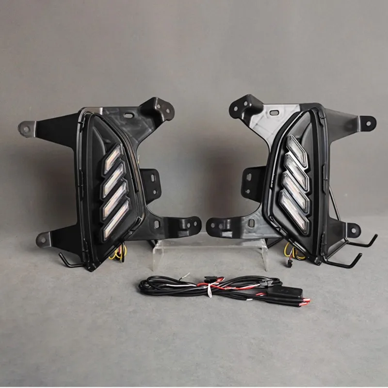 LED Daytime Running Lights For Cheverole Explorer 2021-2025 DRL Fog Light Turn Signal Light Accessories-N29R