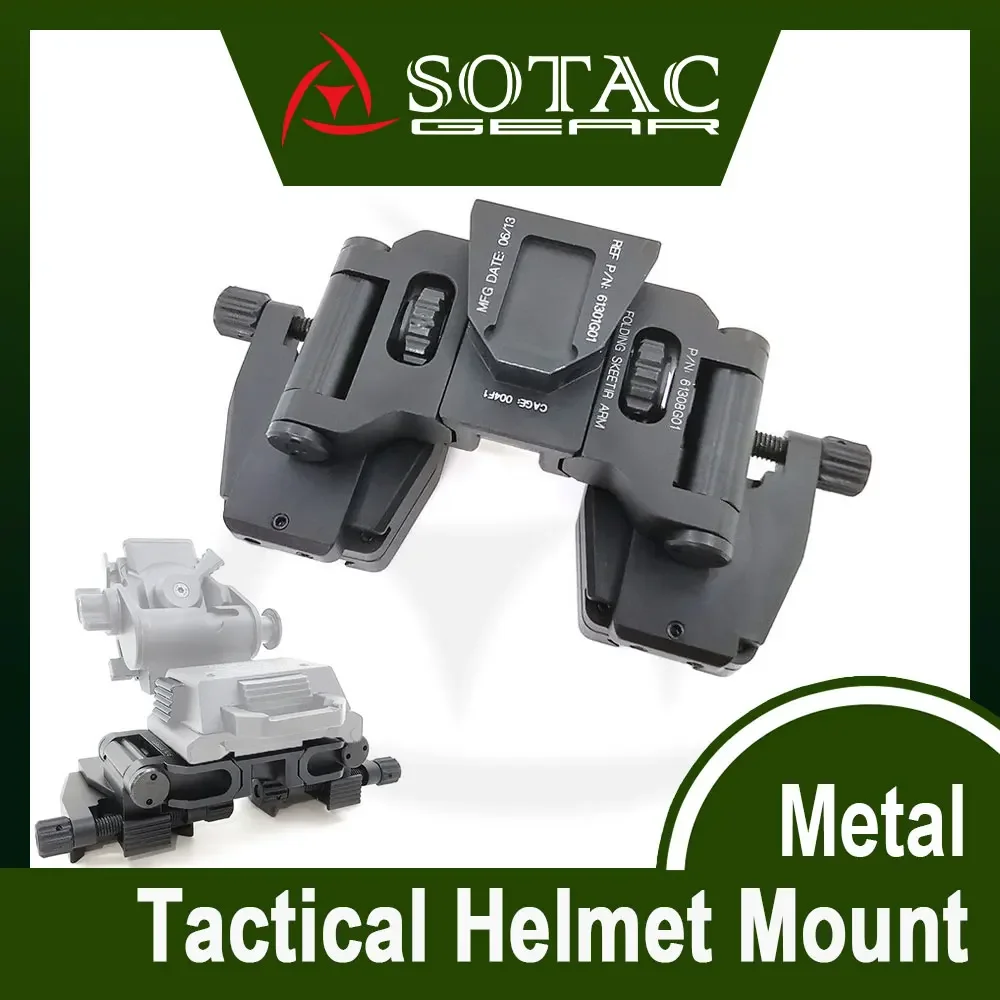 SOTAC PVS14 Night Vision Goggles Stent Binocular Bridge NVG Mount Tactical Helmet Accessories CNC Aluminum SOTAC-GEAR