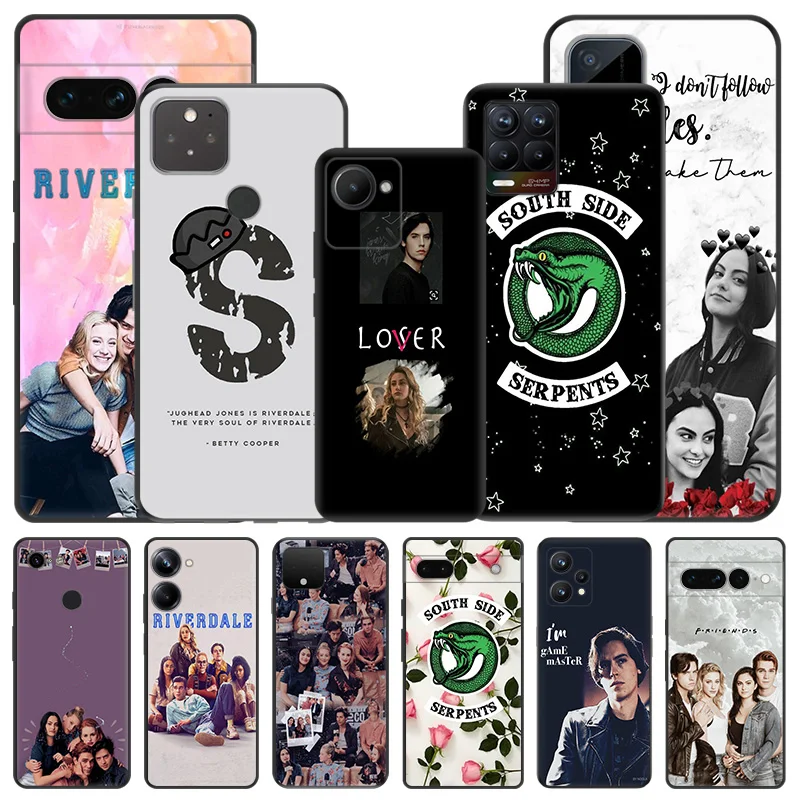 Soft Phone Cases For Pixel 8a 7a 6a 7 6 8 Pro Riverdale Serpents Honor X8b X9b X7b 70 90 X6 X7 X8 X9 A Magic5 Black Matte Cover