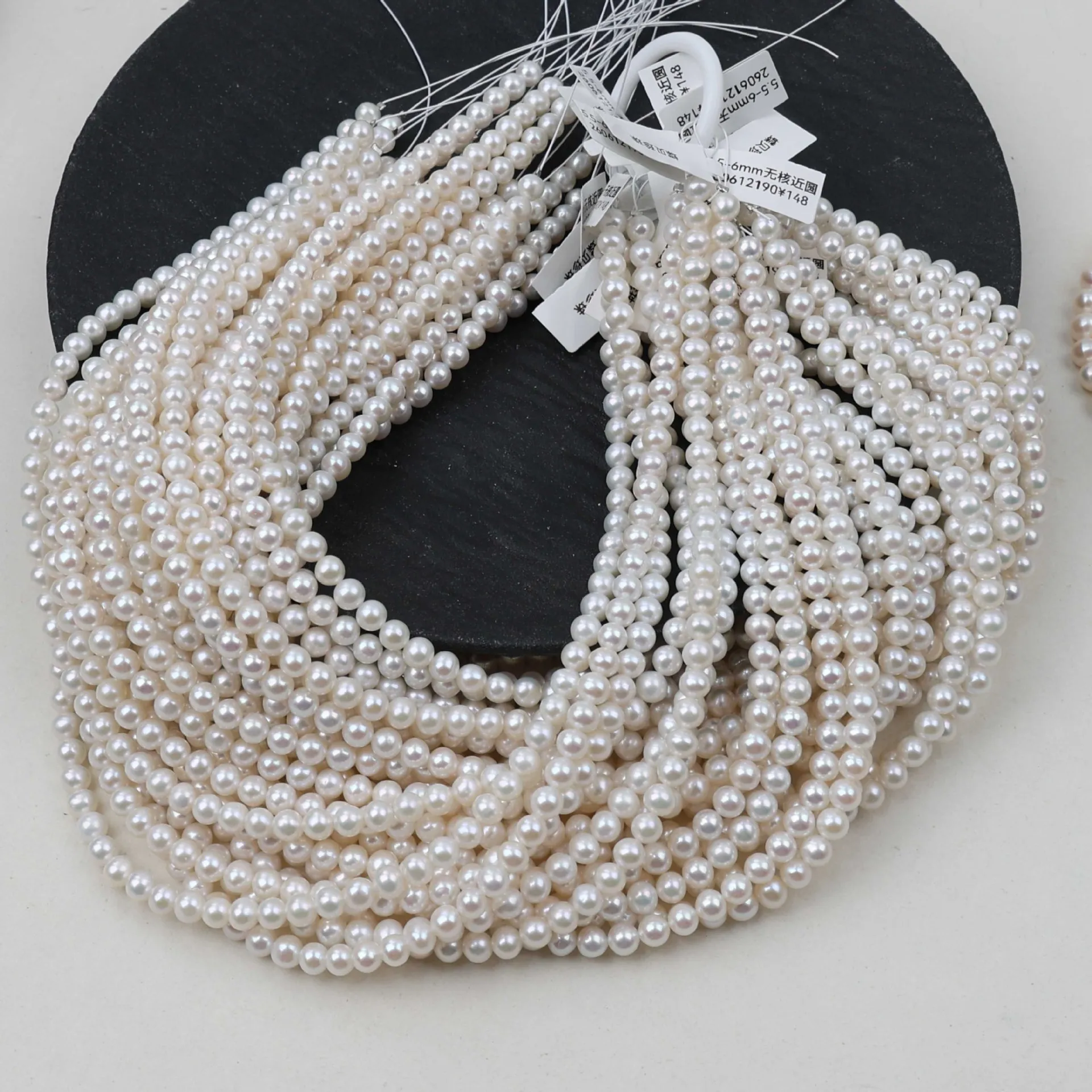 filo-di-perle-d'acqua-dolce-5-6-7mm-perle-sciolte-quasi-rotonde-perle-semilavorate-per-collane-e-bracciali-fai-da-te-forniture-per-artigianato