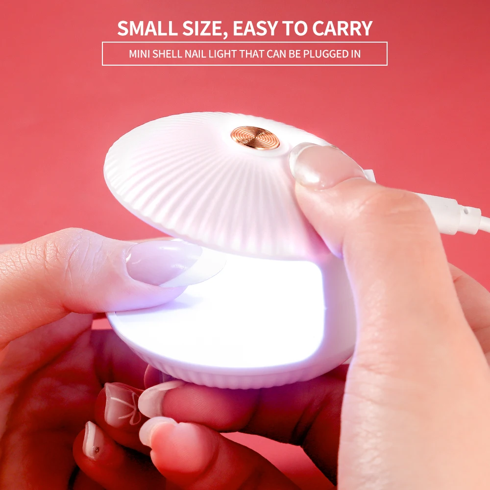 Mini-nageldroger UV LED-licht Handige nagelfototherapie-machine met één vinger UV-gellak Sneldrogend manicuregereedschap