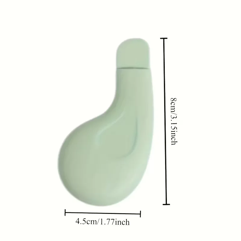 Handmatige poriënreinigingsborstel voor mee-eters, getextureerd oppervlak en gemakkelijk vast te houden handvat voor zachte huidverzorging, niet-elektrisch