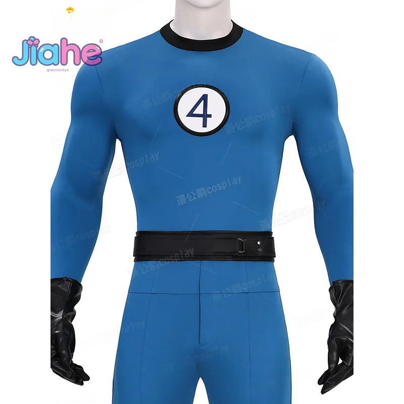 

Фантастический костюм супергероя «Четыре Мистер» для косплея, мужской фэнтезийный комбинезон на Хэллоуин, обувь с поясом, модная униформа XS-XXXL