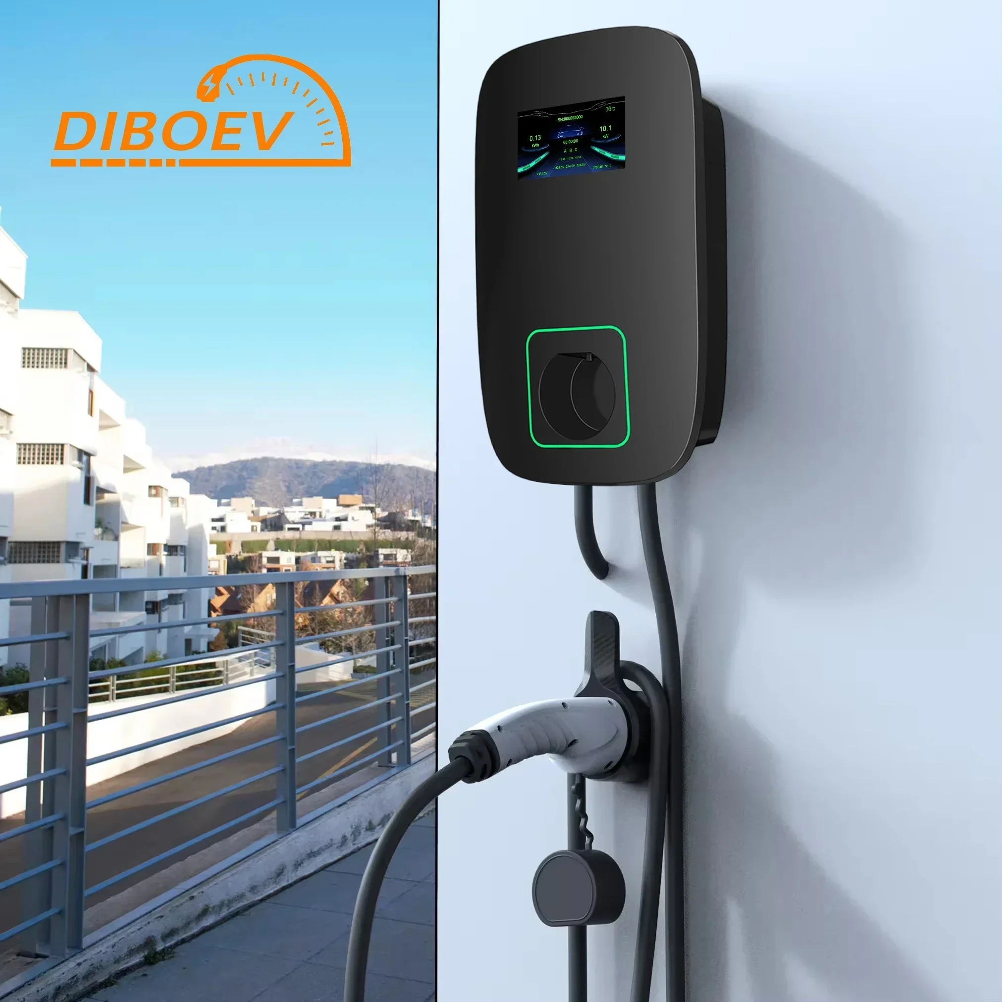 

DIBOEV Type2 22KW 11KW ev charger 22kw stations 7kw 32a electric car charging GB/T EV Car Charger ev vehicle charging station