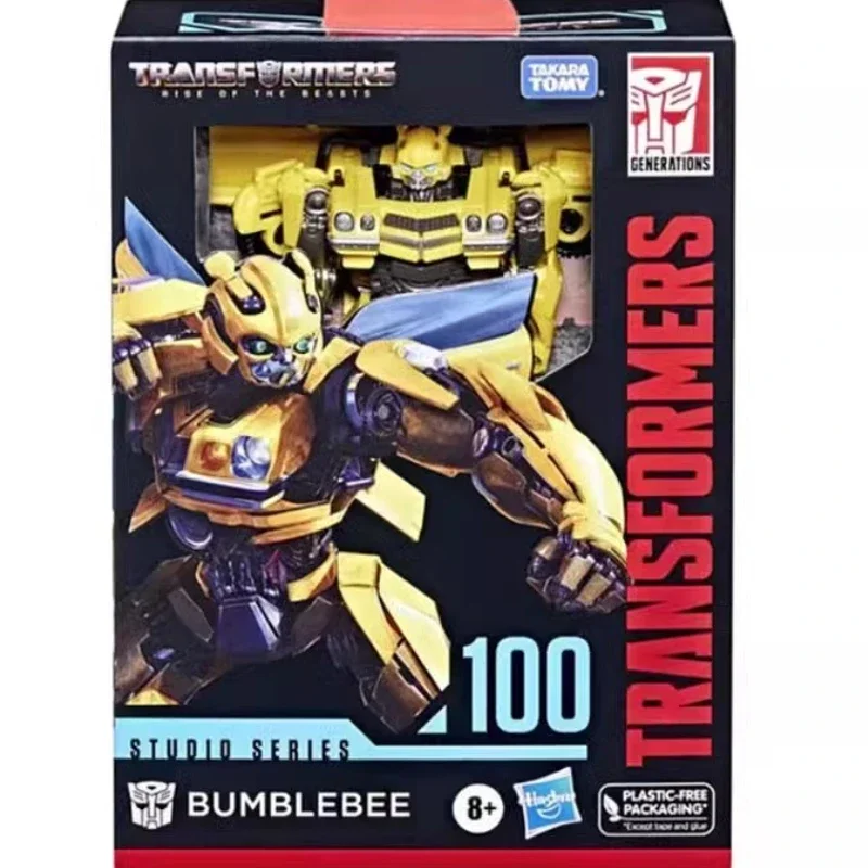 In Stock TM Transformers SS Series SS-100 Bumblebee (ROTB) Collect Figure Anime Robot Anime Action Models Kid Gifts Stitch