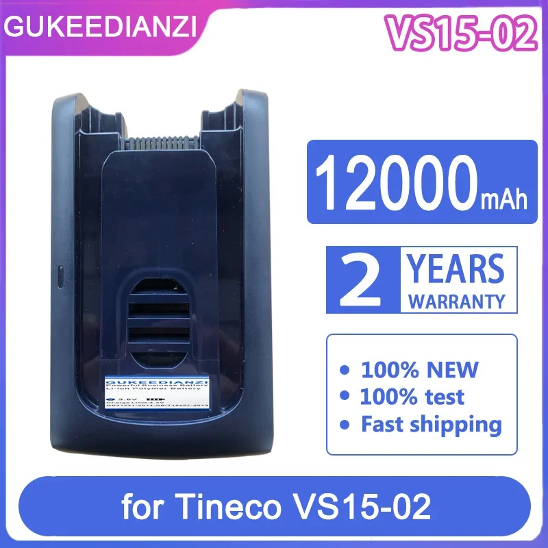 

GUKEEDIANZI Replacement Battery 12000mAh for Tineco VS15-02 VS1502