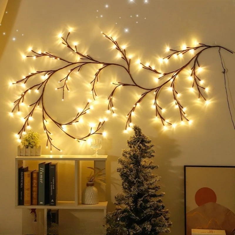 Nuove luci a LED per rami e vite Decora soggiorni, camere da letto, adesivi murali, lampada per atmosfera, cielo di Natale, stelle, luci colorate