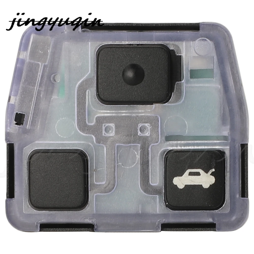 jingyuqin 2/3 przyciski zdalny klucz 433 MHz ID68 Chip P/N: 50171 dla Lexus ES300 GS300 GS400 IS300 LS400 z ostrzem TOY48