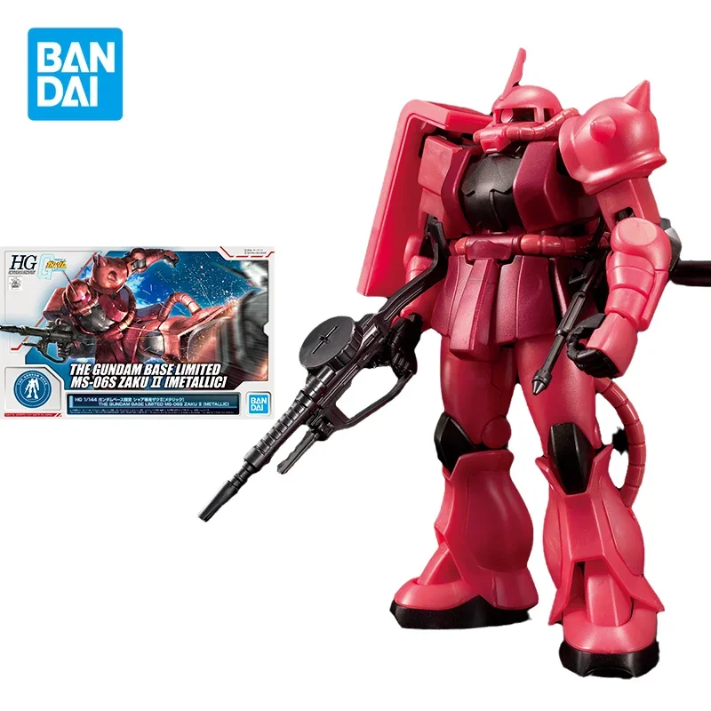 Bandai Gundam Model Kit Assemblare Figura MS-06F 2 Anime Animazione giapponese Bambole d'azione metalliche Regalo Giocattoli da collezione per bambini