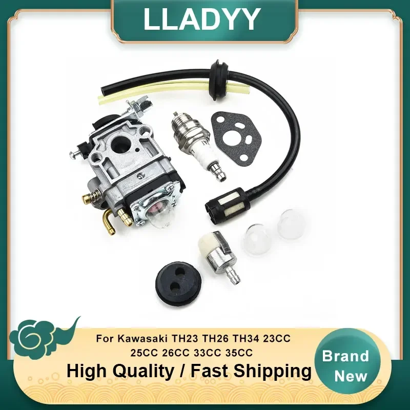 

Carburetor Fuel Line Filter Kit Fit For Kawasaki TH23 TH26 TH34 23CC 25CC 26CC 33CC 35CC Brushcutter
