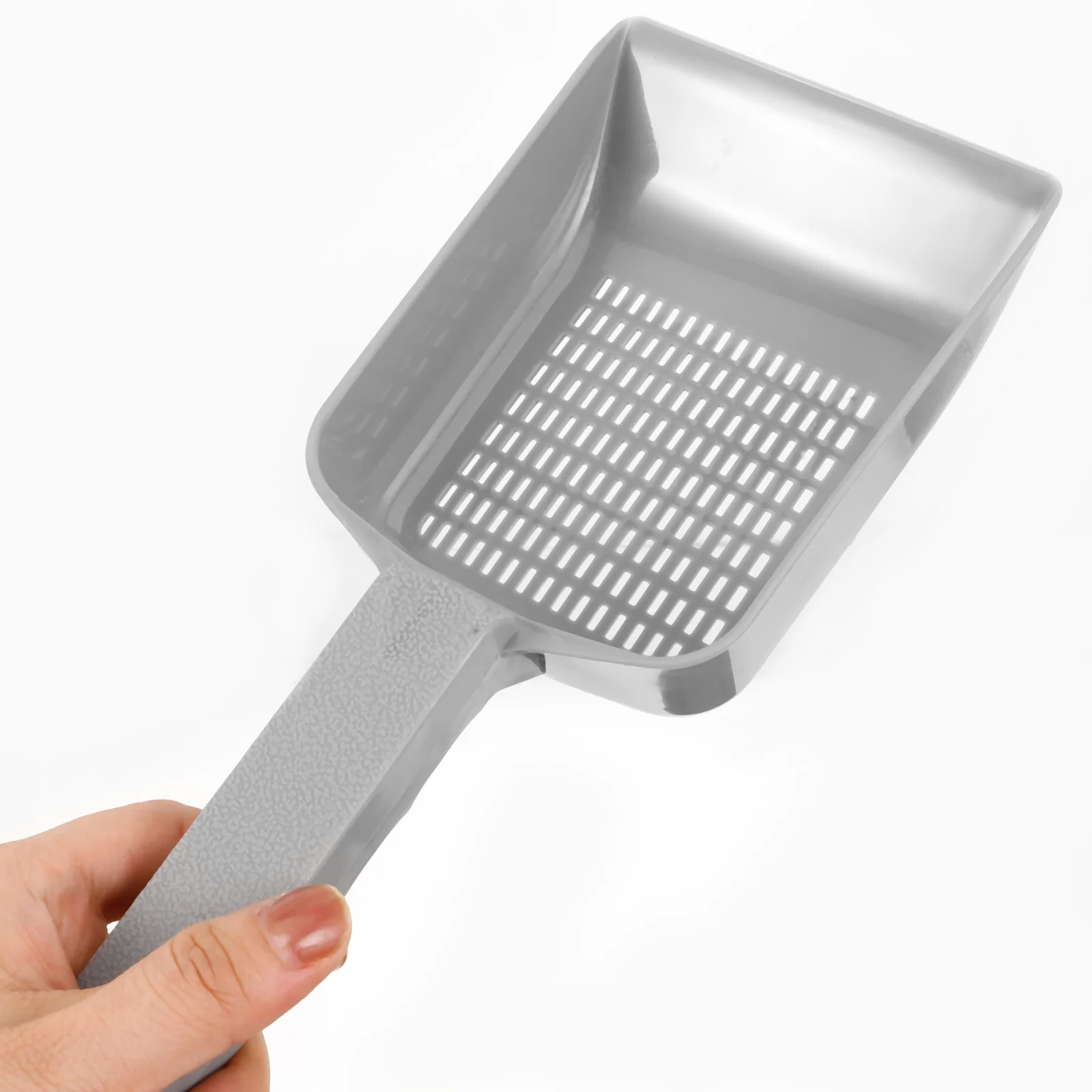 

Aquarium Cleaning Shovel Reusable Fish Tank Sand Shovel with Drain Holes Efficient Gravel Soil Cleaner Handheld Maintenance Tool