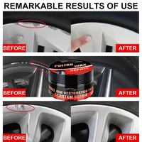 Car Wheel Scratch Refurbishment Paste, Tire Wheel Scratch Paint Repair Paste - Black and White Silver Aluminum Alloy Rim Electro