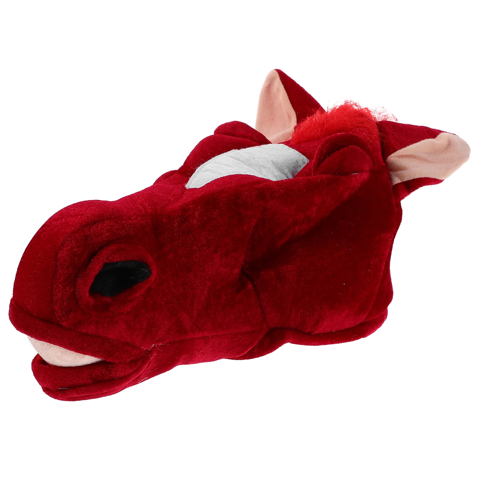 

Horse Head Hat Animal Cosplay Costume Hooded Hats Character Accessories Farm Themed Party Supplies Headwear