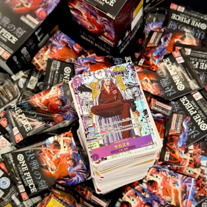 BANDAI Official Genuine ONE PIECE CARD GAME BOOSTER PACK -THE TIME OF BATTLE- OP-16 Japanese Edition OPCG Collectible Card Gift