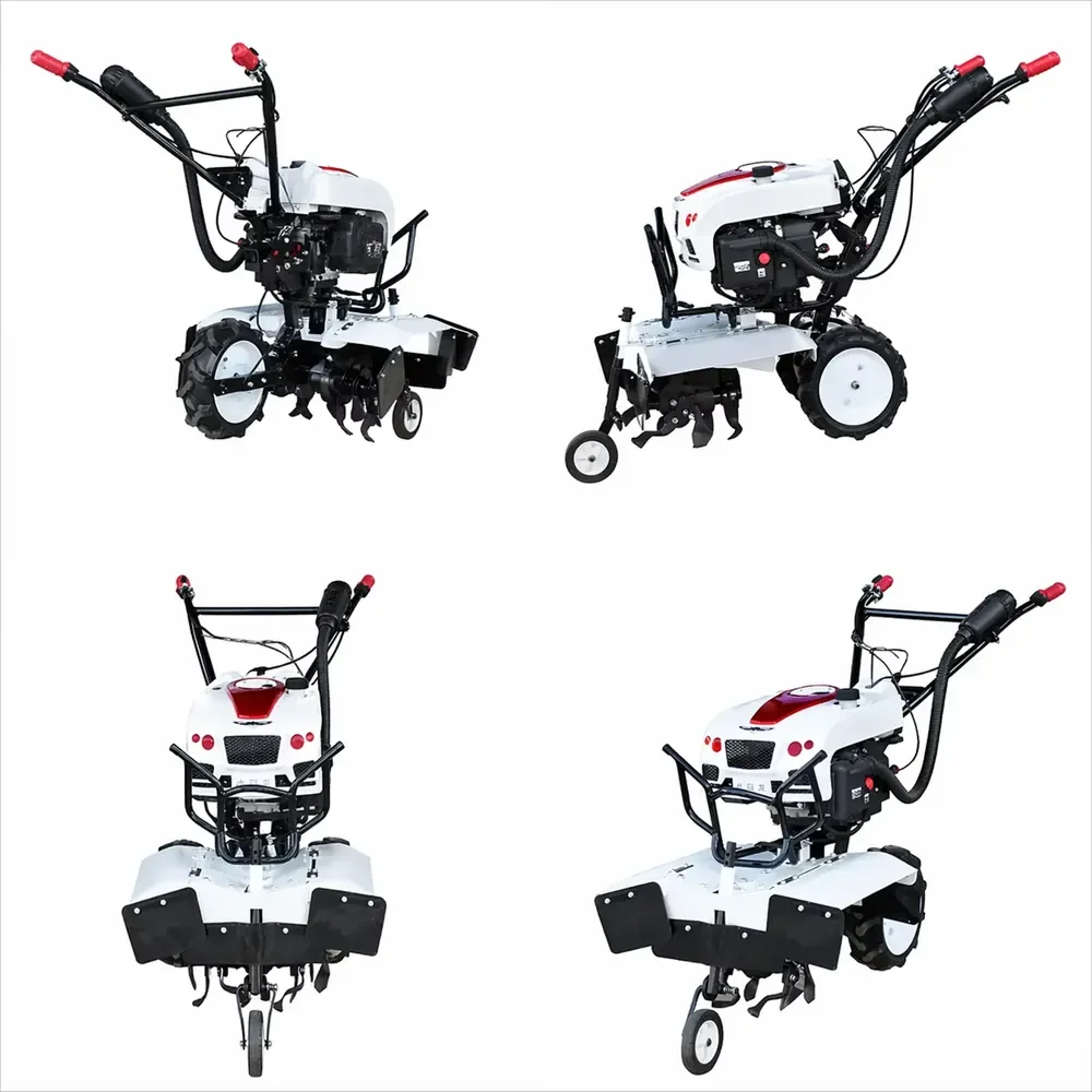 

Portable Agricultural Mini Tiller Cultivator Powered Rotary Tiller for Garden Soil Preparation Tool