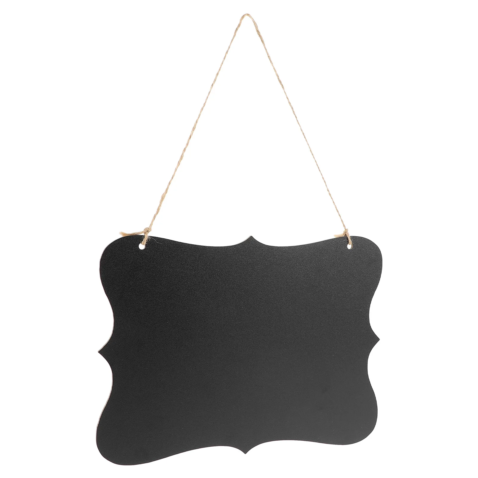 

2Pcs Wood Hanging Blackboard DIY Door Sign Chalkboard Message Board for Home Office Shop Decoration Chalkboards
