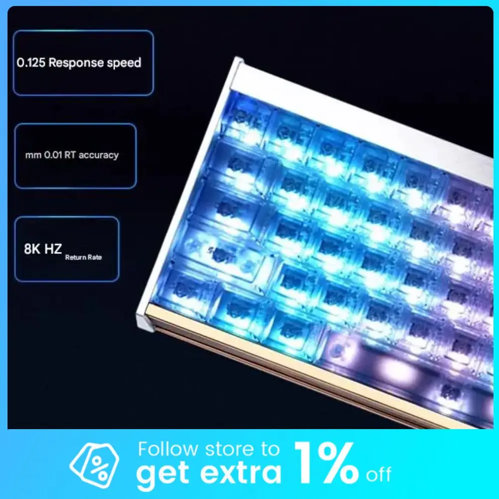 

IPI Aurora Platinum Collection Edition Gemini Eight Treasure 65 Magnetic Axis 8khz Return Games Mechanical Keyboard Esports