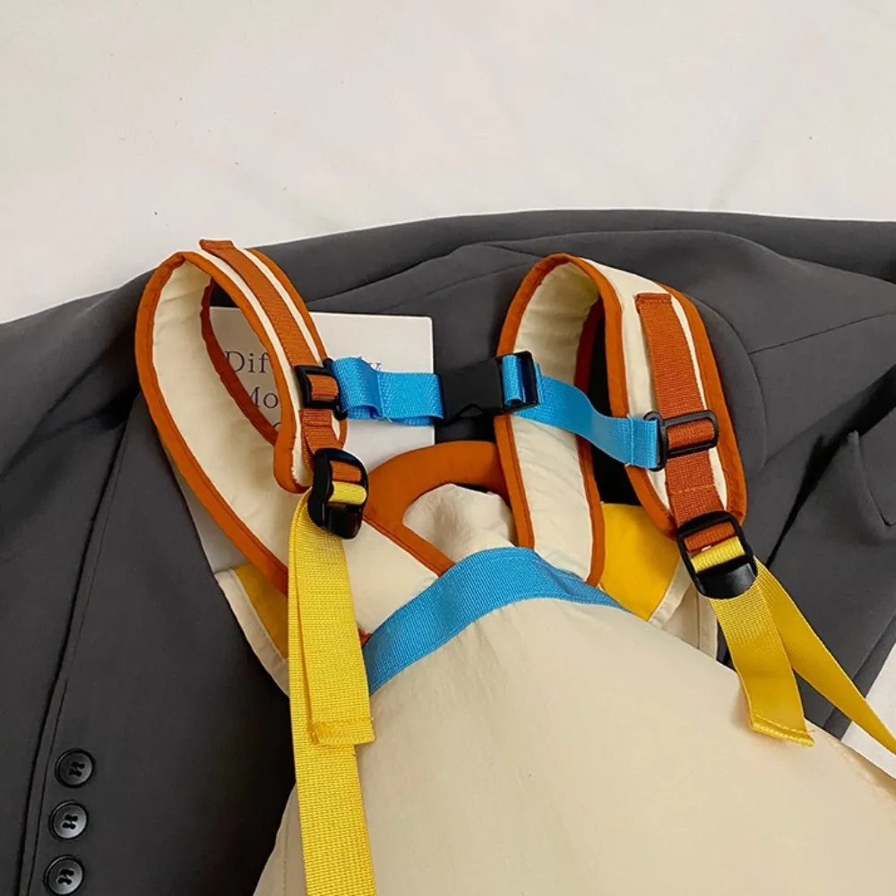 

Подходящие по цвету сумки для родителей и детей, 2 размера, большая вместимость, школьный рюкзак в корейском стиле на шнурке, нейлоновый рюкзак с несколькими карманами для студентов