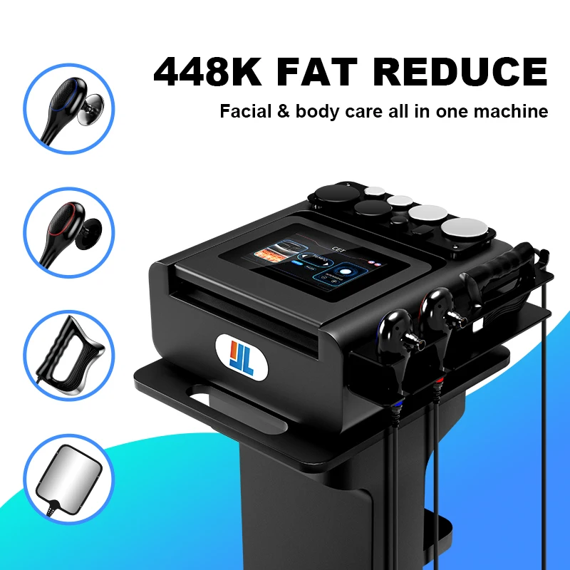 M63 448K Therapy Diathermy Machine INDIBA Deep Care Tecar Beauty RF CET RET Device For Pain Relief Whole Body Physiotherapy
