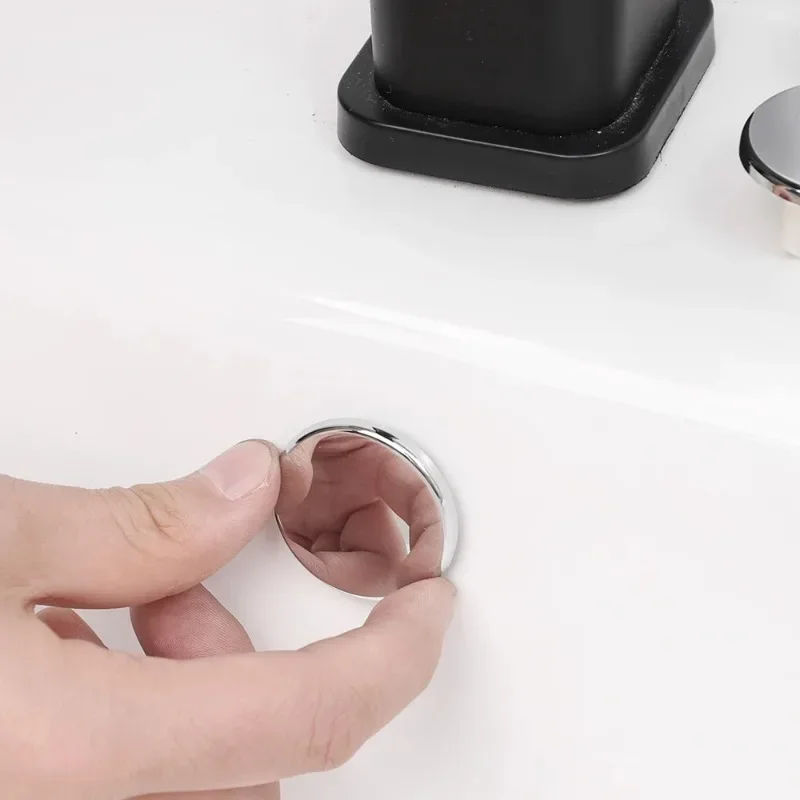 4/1Pcs Sink Hole Round Overflow Cover Basin Trim Bath Drain Cap Wash Basin Hollow Overflow Rings Kitchen Bathroom Accessories