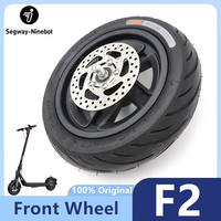 Original Front Wheel Assembly For Ninebot by Segway F2 Electric Scooter 10*2.5 Front Wheel with Brake Disc Accessories