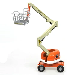 1:87 Alloy Aerial Work Truck Folding Lift Telescopic Man 625023 Model Diecast Truck Prefabricated Model Cadwalader Aerial Truck