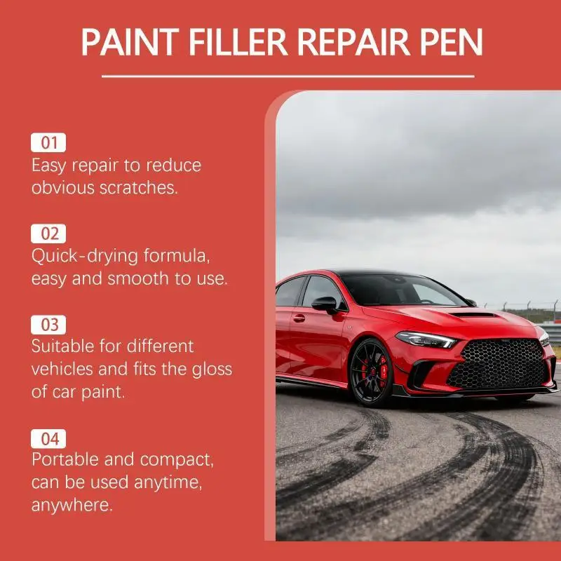 【CMO】Magic Car Scratch Remover Pen Touch Up Paint Repair Tool Waterproof Clear Coat Applicator Auto Paint Scratch Care For