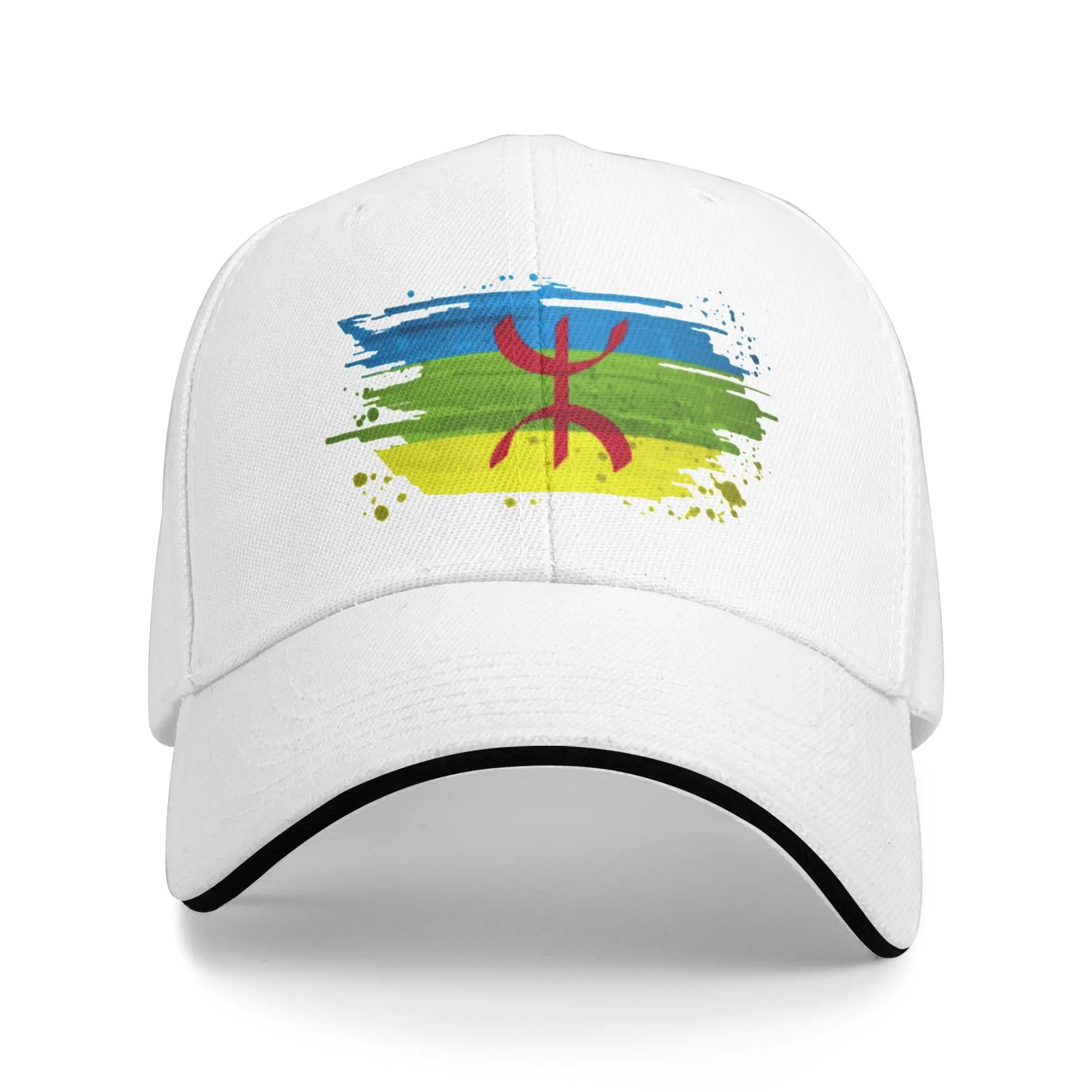 Berber Kabyle Amazigh Sun Baseball Cap  Summer Casual Trucker Hat For Couple Women Outdoor Gym Baseball Caps