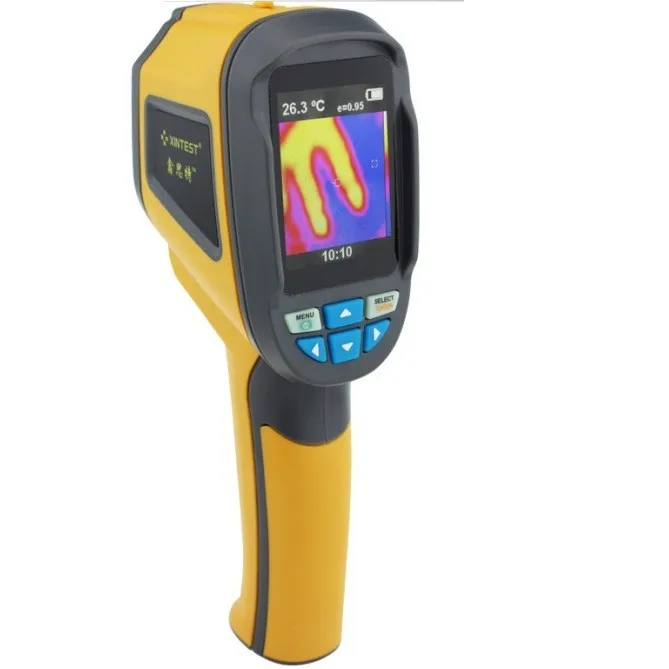 HT-02D color screen digital display infrared thermal imager, handheld thermal imager with bracket port, better than thermometer