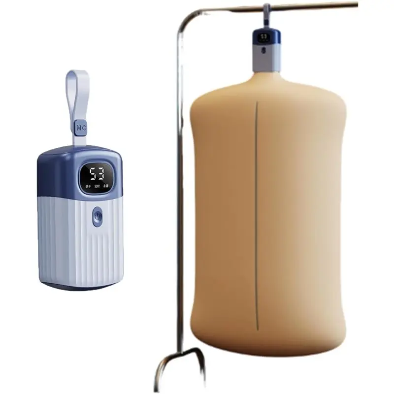 

【ПОСЛЕДНИЙ ШАНС】Складная портативная сушилка для одежды, компактная, 3 скорости, регулируемая, для домашнего использования, с функцией таймера