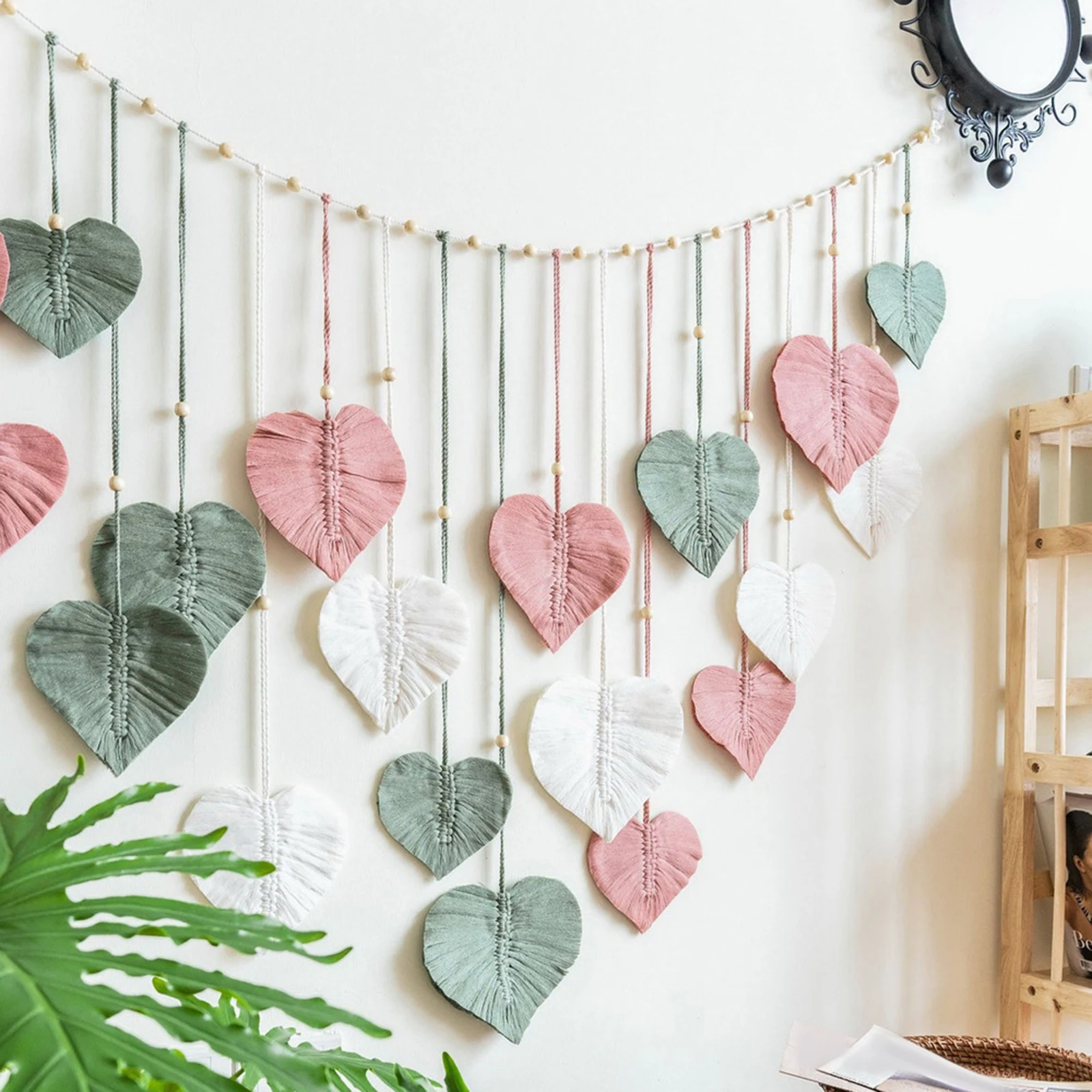 Macrame Wall Hanging Tapestry Wall Art Decor Dorm Living Room Home Decor Fringe Pendant Woven Boho Wall Decor