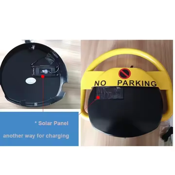 Solar Powered Heavy Duty Automatic Car Parking Lot Lock Waterproof Smart Security Standard Remote Control No Parking Blocker