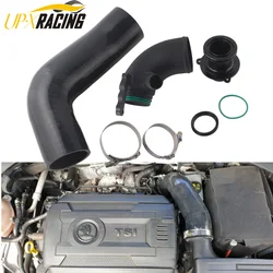 아우디 S3 A3 VW 골프 Gti Gli R MK7 1.8T 2.0TTsi EA888 MQB용 성능 터보 머플러 삭제 및 터보 인렛 엘보, 실리콘 호스