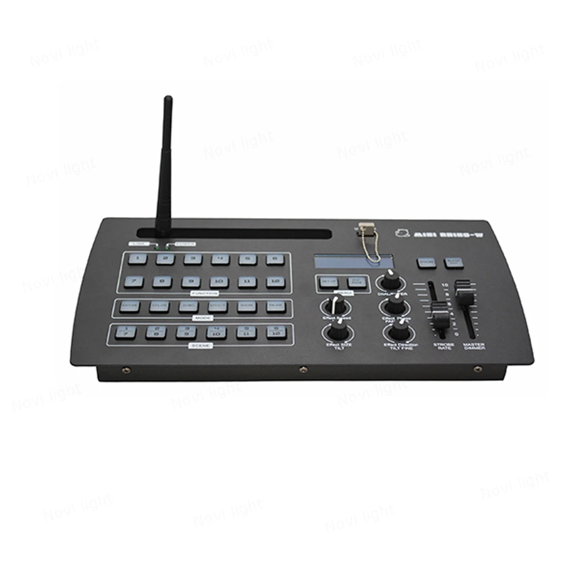 Wireless 432 Channel DMX512 Mini Controller Console Control Up to 12 Individual Fixtures Including USB Disk for Stage Lighting