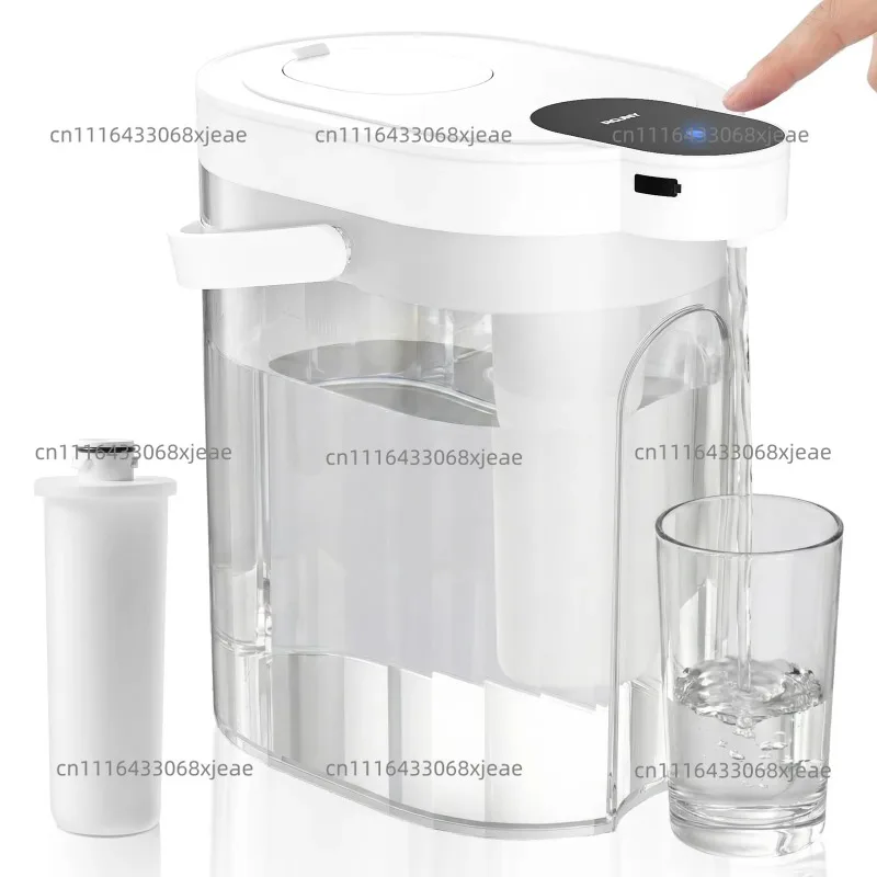 Portable water purifier kettle 4L, 5W cordless water purifier, total purified water capacity 300L, suitable for family
