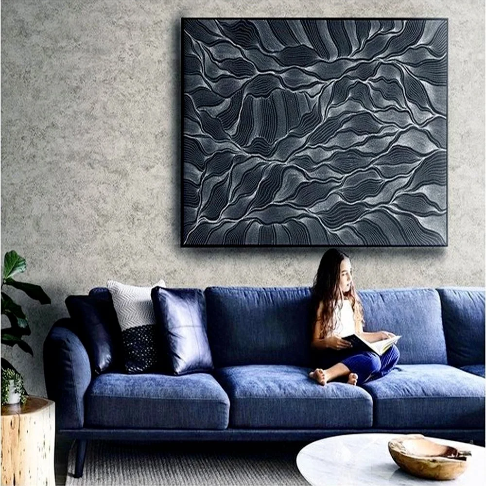 80cm Width Cement Wallpaper  Adhesive for Furniture Decor Living Room Bedroom Film Vinyl PVC Waterproof Wall Stickers Room Decor