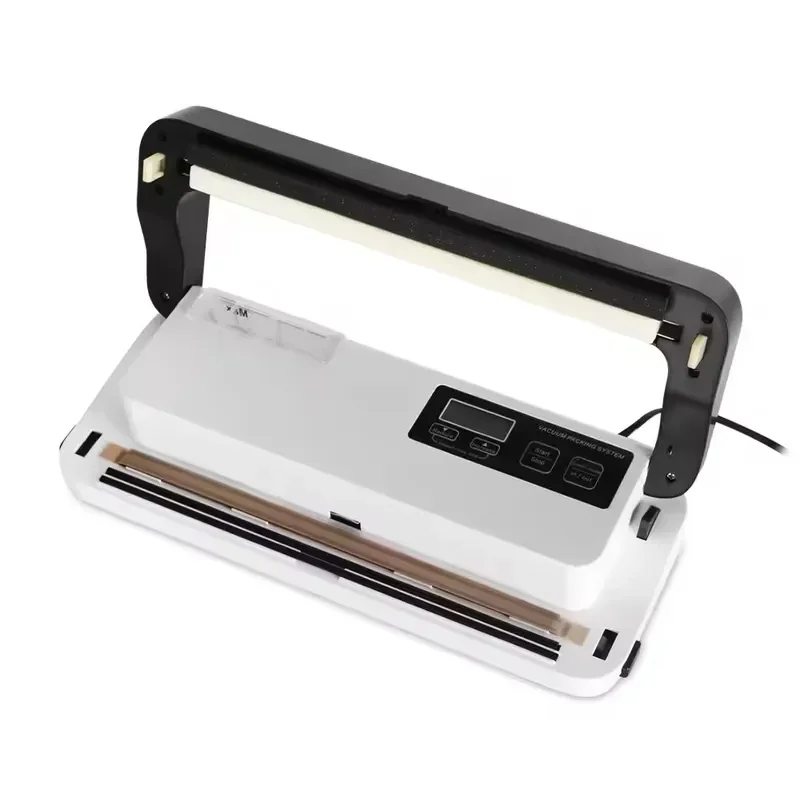 Compact Home Vacuum Sealer for Dry and Wet Food Storage Grain Packing Machine Automatic Air Removal Device Kitchen Organizer