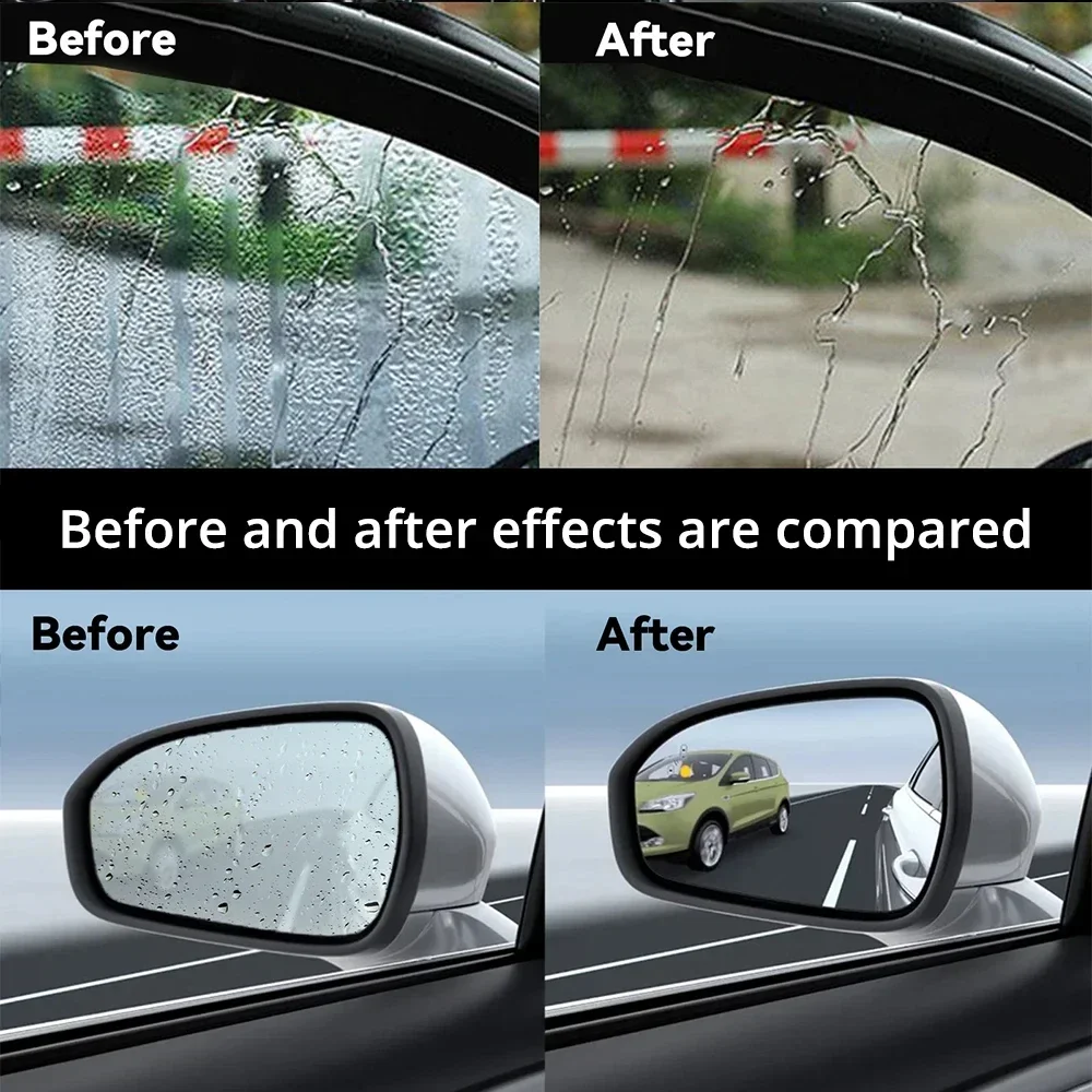 30ml Auto Windshield Water Repellent Car Coating Window Waterproof Rainproof Nano Hydrophobic Antifogging Agent Maintenance