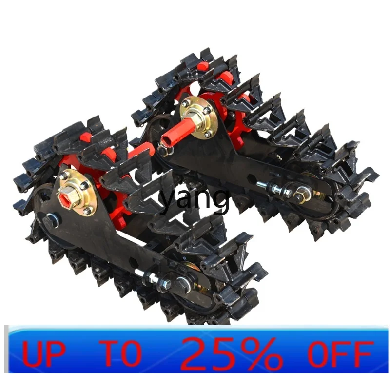 LTT small micro tiller accessories paddy field wheel trenching plough film mulching machine fertilization carving seeder