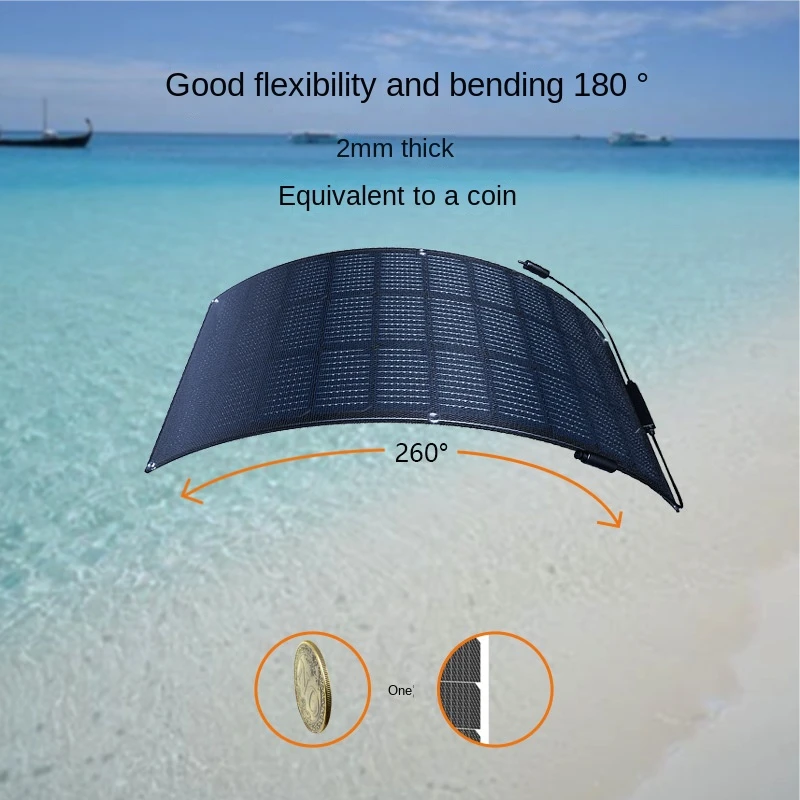 1000W Solar Panel Kits High Efficiency Solar Portable Power Bank 1000W Flexible Charging Outdoor Solar Cells For Home/Camping
