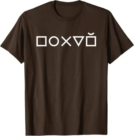 Pohui Russischer Slang Gamer Geometrische Symbole Humor T-Shirt Y2k Lustiges Sarkastisches Russisches Gaming-Kultur Neuartiges Grafik-T-Shirt Kleidung – Detail 10
