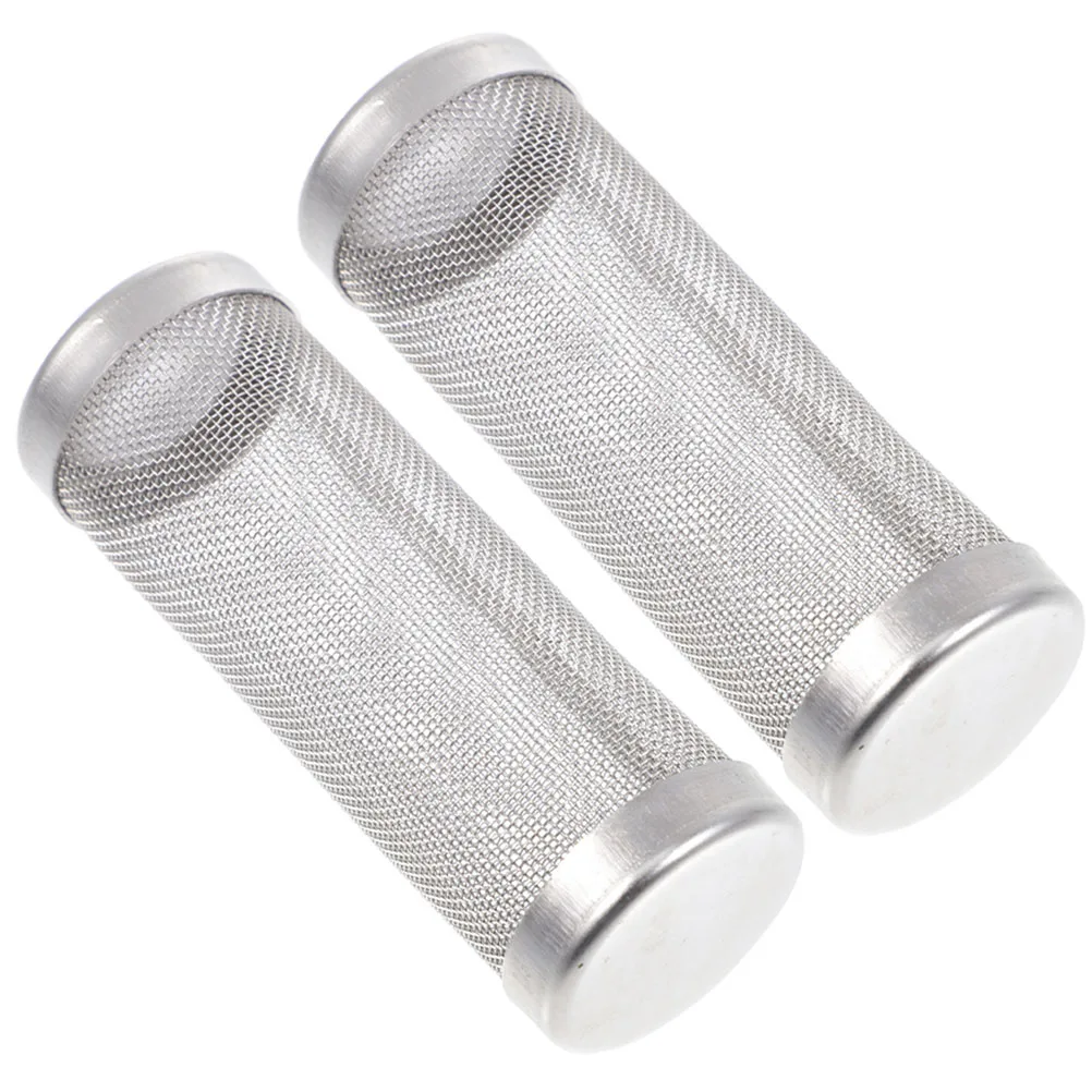 

2pcs Filter Sleeve 16mm White Mesh Guard for Aquarium Tank Water Filtration Shrimp Protector Metal Intake Strainer