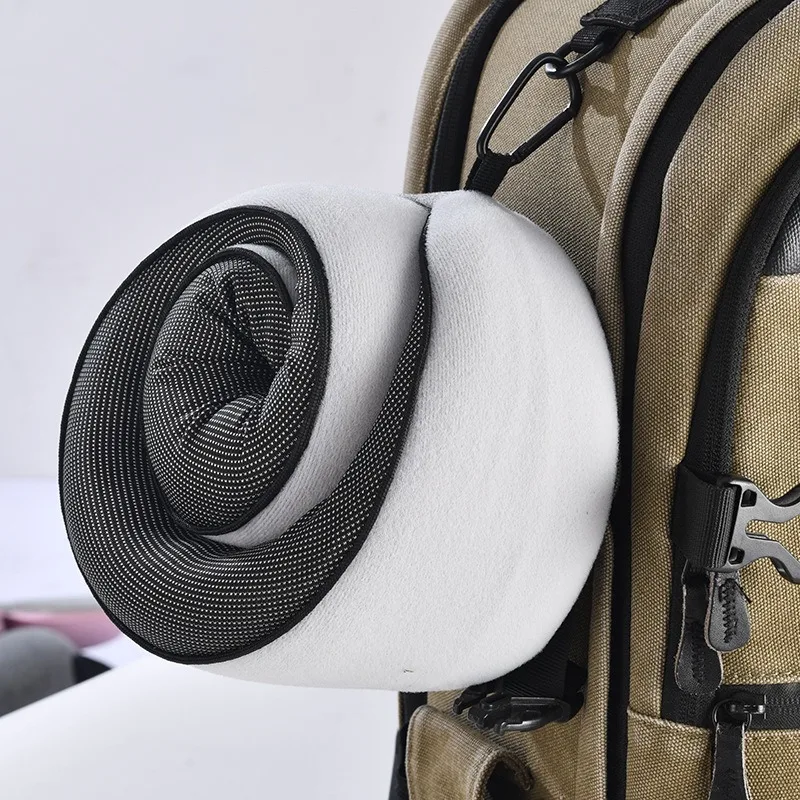 

Мягкая складная U-образная подушка для шеи: эргономичная поддержка для сна в самолете, эффективное облегчение боли в шейном отделе позвоночника и расслабление