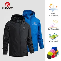 X-TIGER Windproof Reflective Cycling Jersey MTB Bike Bicycle Windcoat Super Light Sunscreen Hiking Jacket Cycling Sports Clothes