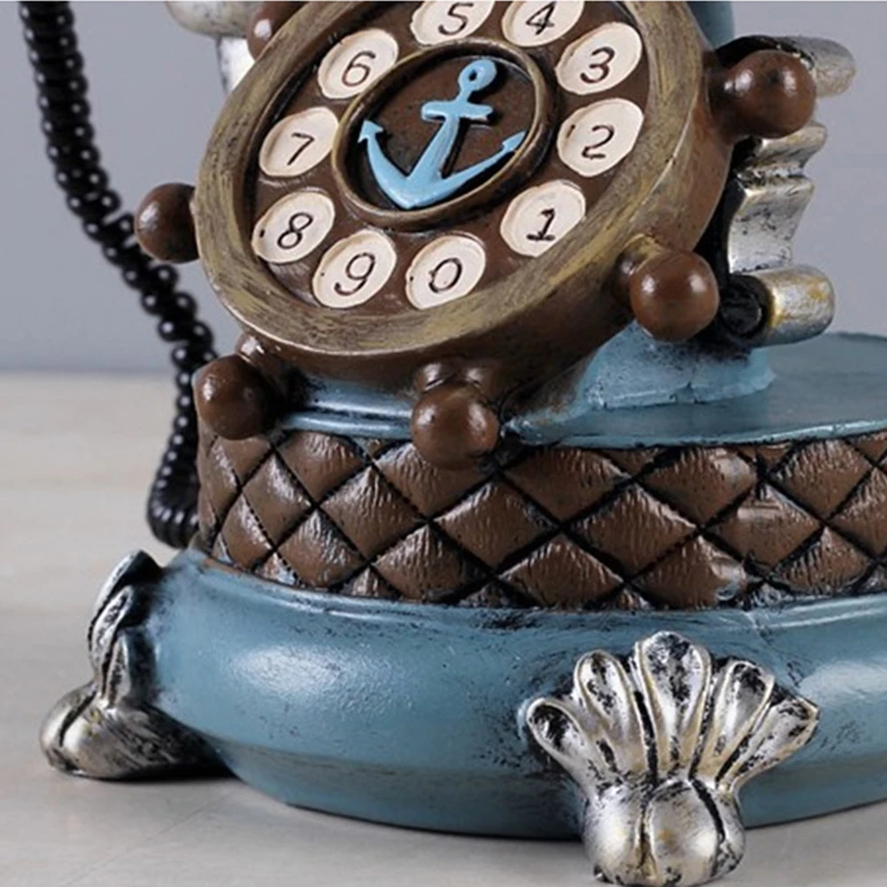 

Retro Telephone Ornaments Desktop Decor Home Decorations Decorate Creative Vintage