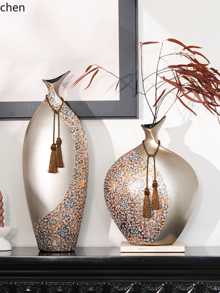 

HXL ceramic vase wine cabinet decoration living room entrance door ornament
