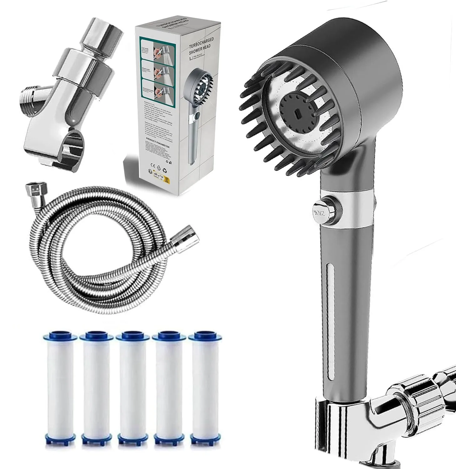 

Drivse Spray Zone Head Filtered Spray Zone With Handheld Adjustable Settings With Hose Home Bathroom Accessary 2026 New